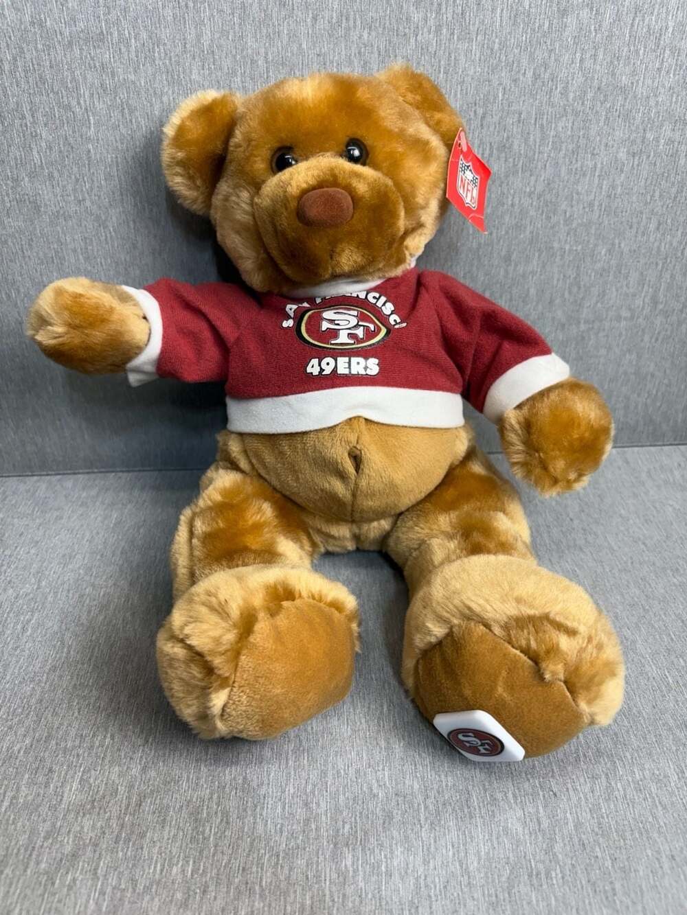 Vintage San Francisco 49ers NFL Good Stuff Plush Teddy Bear